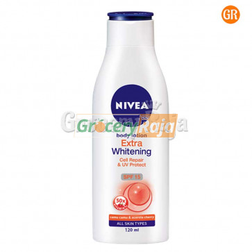 Nivea Extra Whitening Cell Repair and UV Protect Body Lotion 120 ml