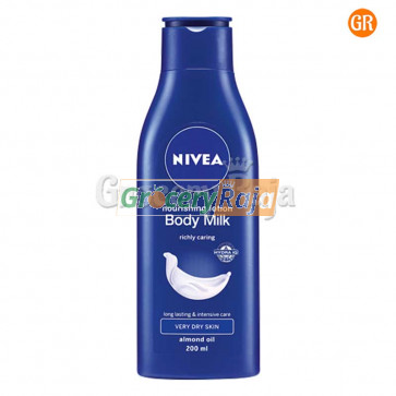 Nivea Nourishing Lotion Body Milk with Almond Oil - Very Dry Skin 200 ml