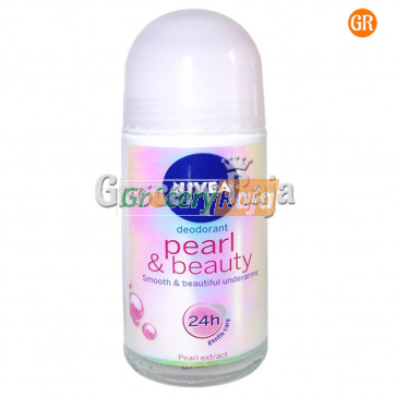 Nivea Deodorant Pearl & Beauty Underarm Roll On for Women 50 ml