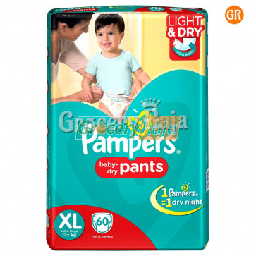 Pampers Pant Diaper - Extra Large (12+ Kg) 60 pcs
