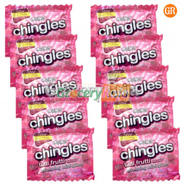 Pass Pass Chingles Tutti Frutti Rs. 1 (Pack of 10)