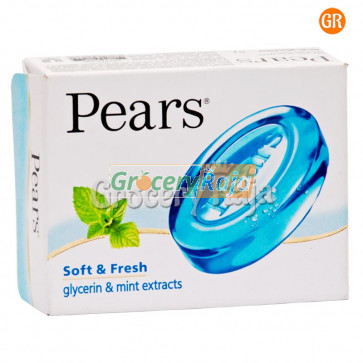 Pears Soft & Fresh Glycerin Mint Extracts Soap 125 gms