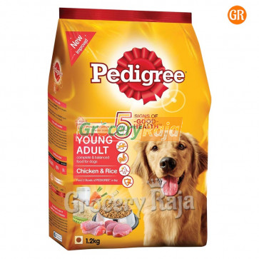 Pedigree Dog Food with Chicken & Rice - Adult 1.2 Kg