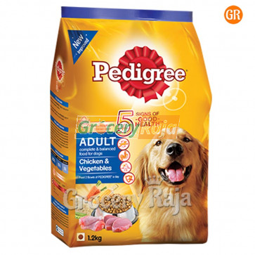 Pedigree Dog Food with Chicken & Vegetables - Adult 1.2 Kg
