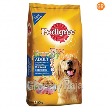 Pedigree Dog Food with Chicken &  Vegetables - Adult 10 Kg