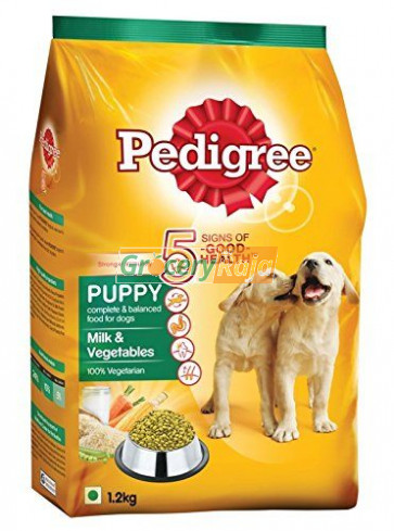 Pedigree Dog Food with Milk & Vegetables - Puppies 1.2 Kg