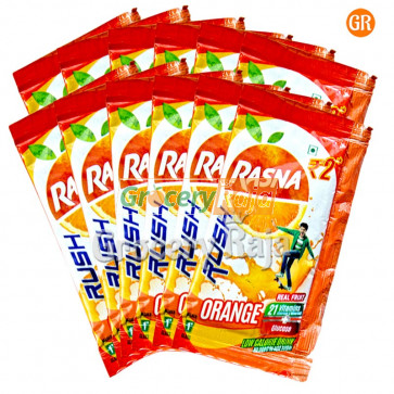 Rasna Orange Rs. 2 Sachet (Pack of 12)