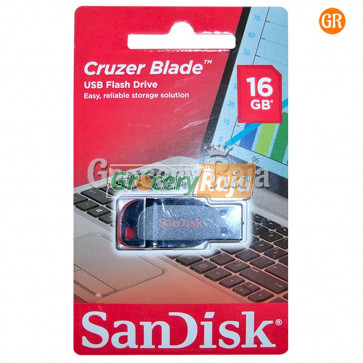SanDisk Cruzer Blade SDCZ50-016G-I35 16GB USB 2.0 Pen Drive
