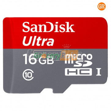 SanDisk Ultra Micro SDHC 16GB UHS-I Memory Card