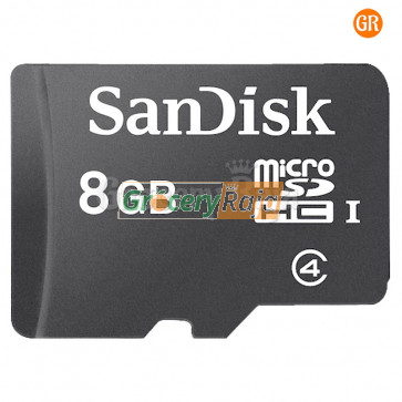 Sandisk Micro SDHC 8GB Memory Card