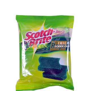 Scotch Brite Scrub Pad 7.5 x 10 cm (Pack of 3) 1 pc