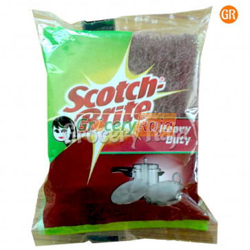 Scotch Brite Heavy Duty 7 cm X 7.5 cm Scrub Pad 1 pc