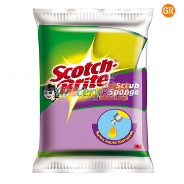 Scotch Brite Scrub Sponge Scrub Pad 10 cm X 6 cm 1 pc