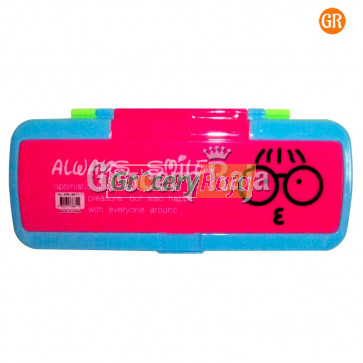 Smiley Plastic Pencil Box 1 pc
