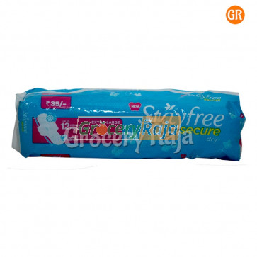 Stayfree Secure Dry Extra Large With Wings Sanitary 7 Pads