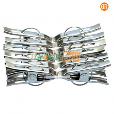 Steel Cloth Clip 12 Pcs