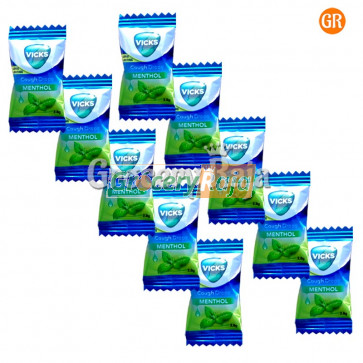 Vicks Cough Drops Menthol Rs. 1 (Pack of 10)