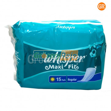 Whisper Maxi Fit Regular 15 Pads