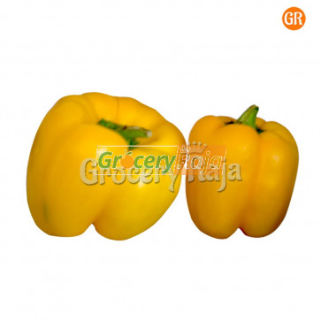 Yellow Capsicum (மஞ்சள் குடை மிளகாய்)  500 gms (2 to 3 nos)