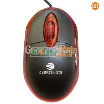 Zebronics Neon Optical USB Mouse - Black