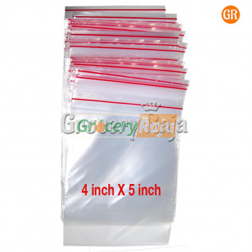 Zip Lock Covers 4x5 Inch (Pack of 100)