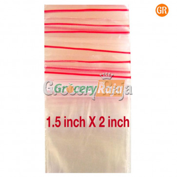 Zip Lock Covers 1.5x2 Inch (Pack of 100)