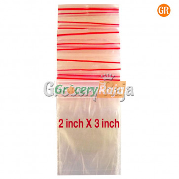 Zip Lock Covers 2x3 Inch (Pack of 100)