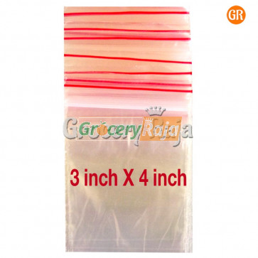 Zip Lock Covers 3x4 Inch (Pack of 100)