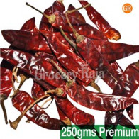 Vara Milagai - Dried Red Chilli - Long (வர மிளகாய்) 250 gms