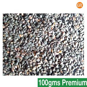 Black Sesame Seeds - Ellu (கருப்பு எள்ளு) 100 gms