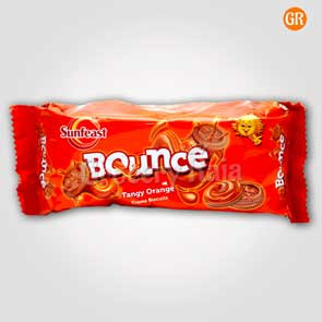 Sunfeast Bounce Tangy Orange Creme Biscuits Rs. 10