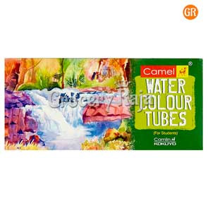 Camel Water Color Tubes - 12 Shades
