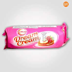 Sunfeast Dream Cream Strawberry & Vanilla Rs. 10