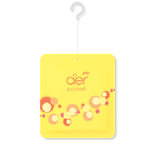Godrej Aer Pocket Bathroom Fragrance Bright Tangy Delight 30 Days 1 pc