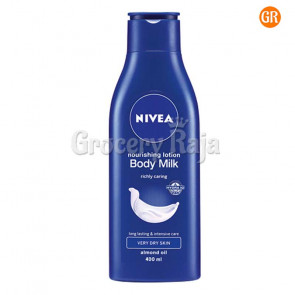 Nivea Nourishing Lotion Body Milk with Almond Oil - Very Dry Skin 400 ml