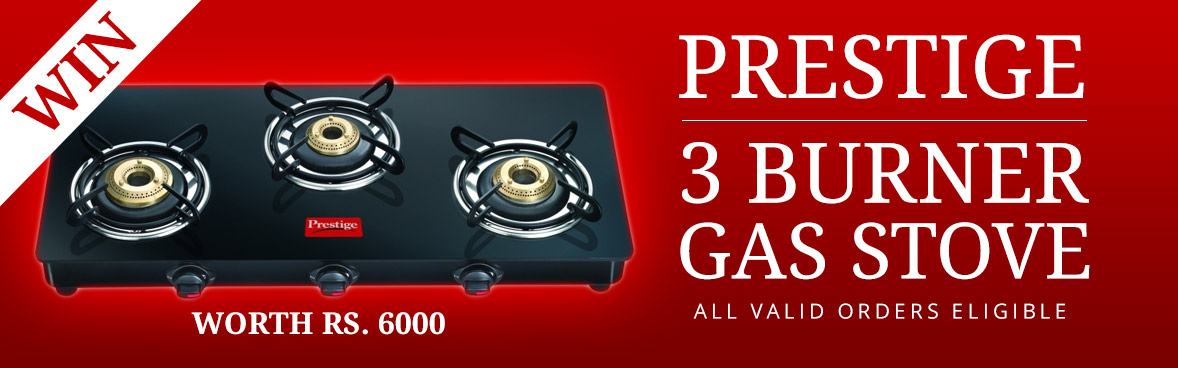 prestige 3 burner automatic gas stove